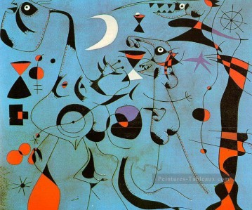  dadaïsme - Figure de nuit guidée par les traces phosphorescentes des escargots Dadaïsme